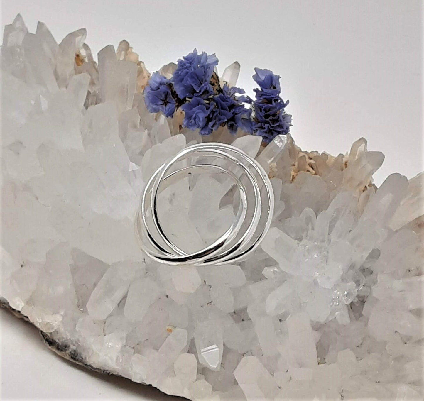 3 band rolling ring (Russian Wedding Ring)
