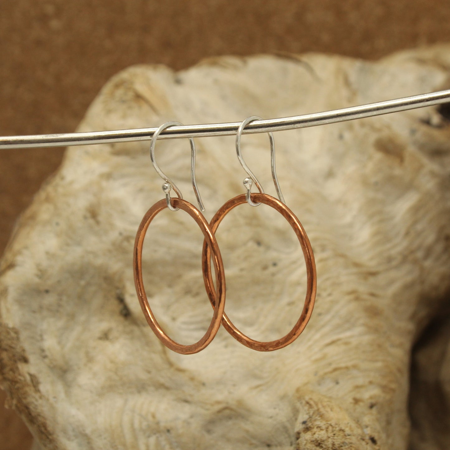 1 inch copper hoops