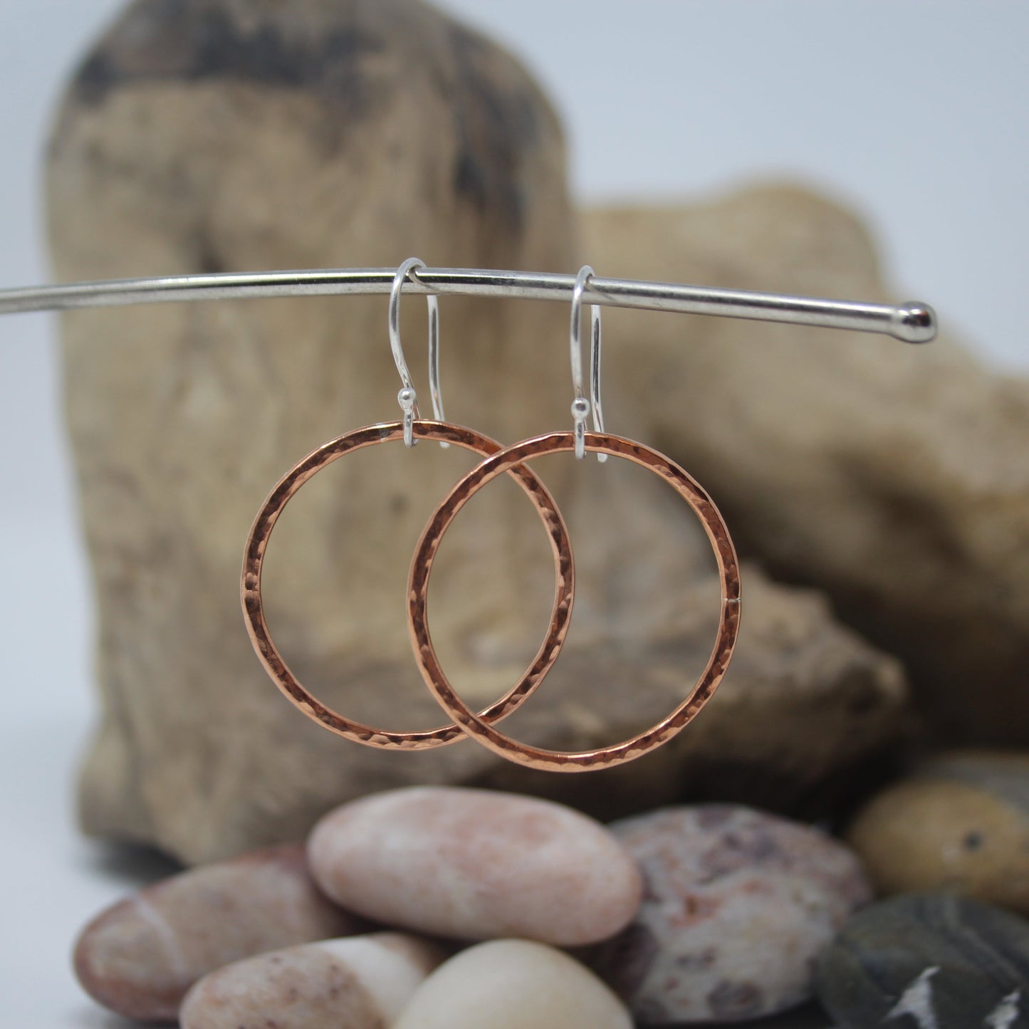 1 inch copper hoops