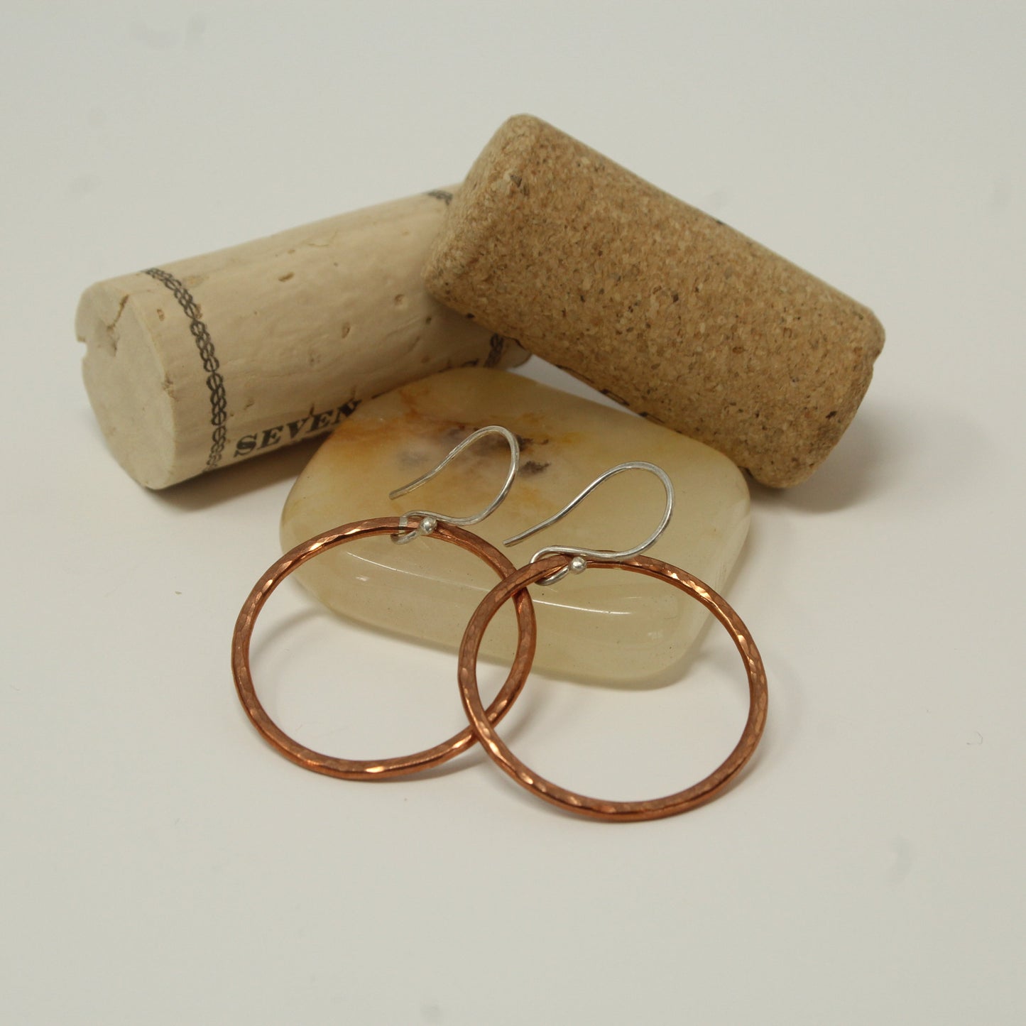 1 inch copper hoops