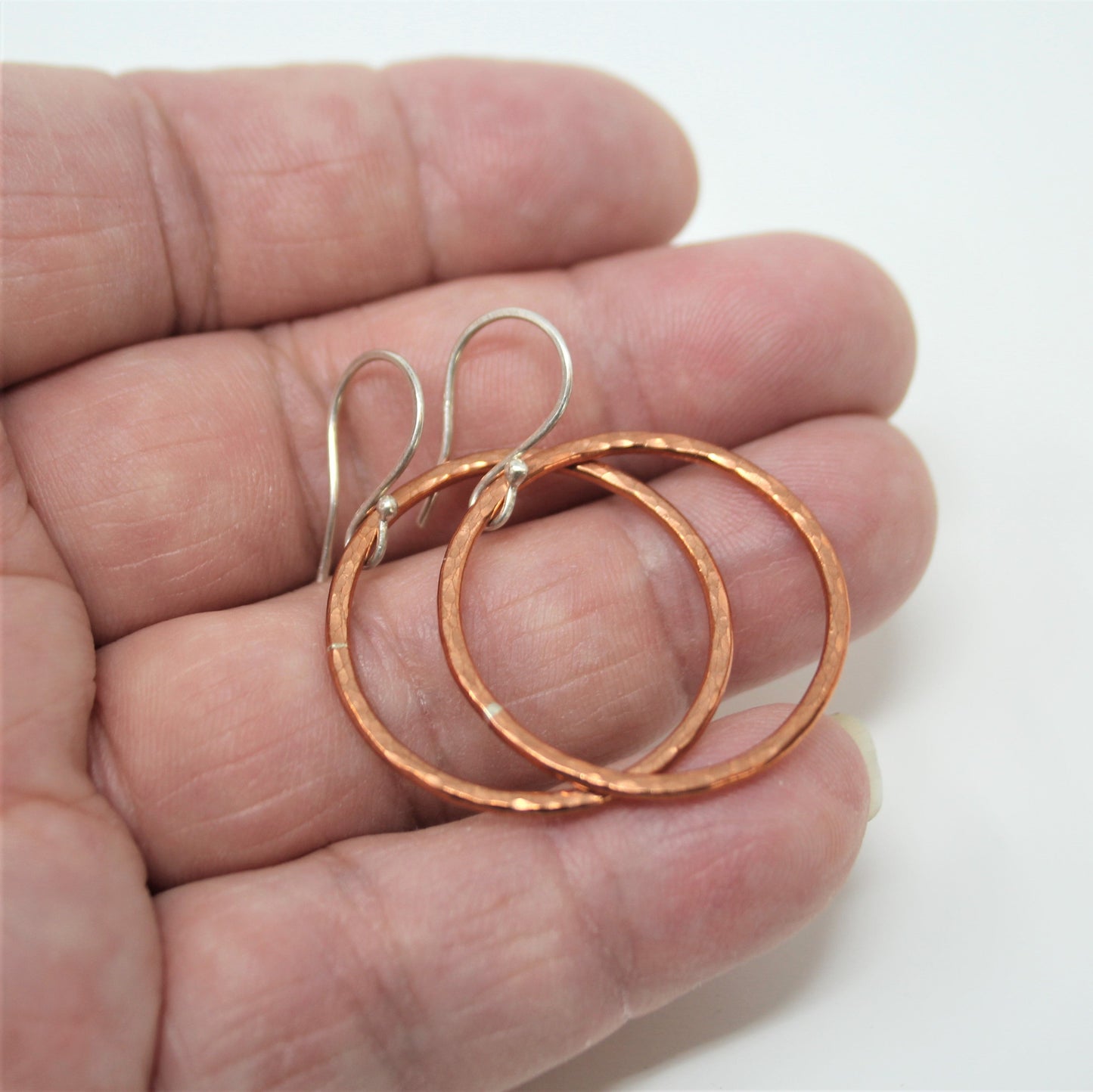 1 inch copper hoops