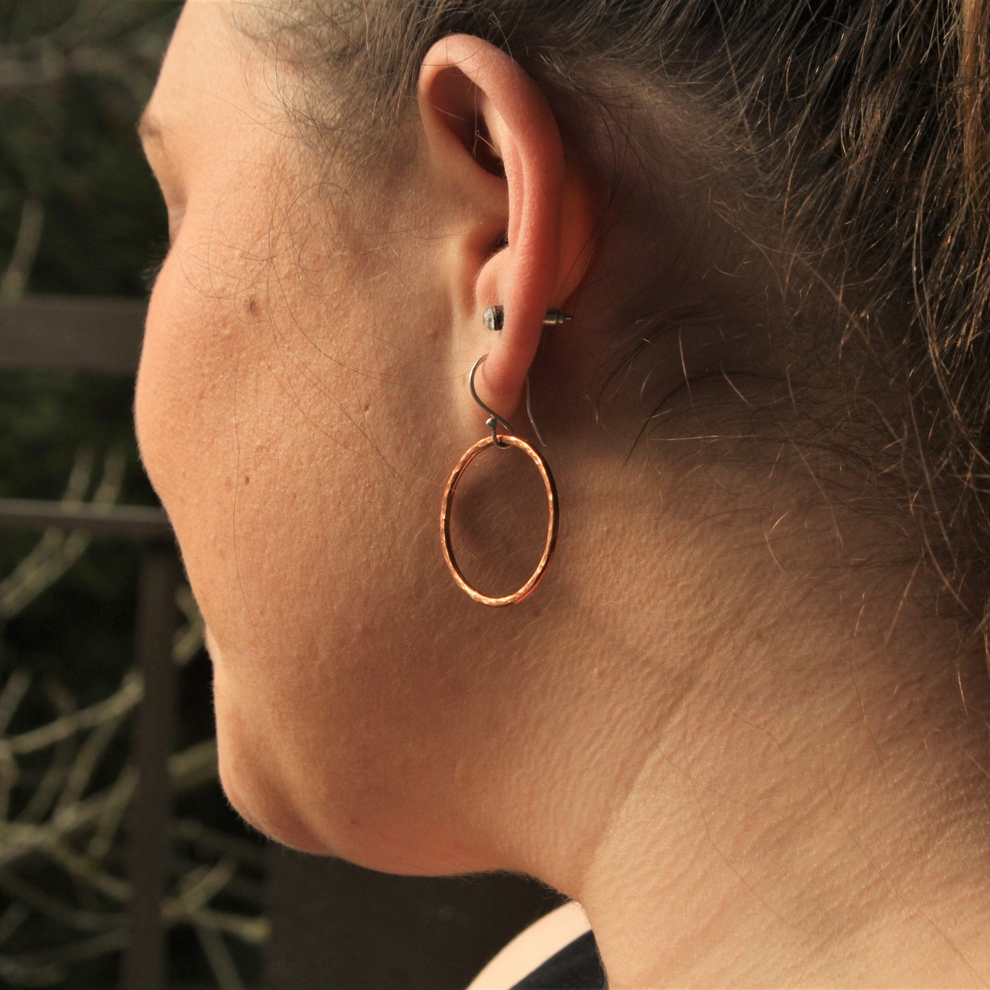 1 inch copper hoops