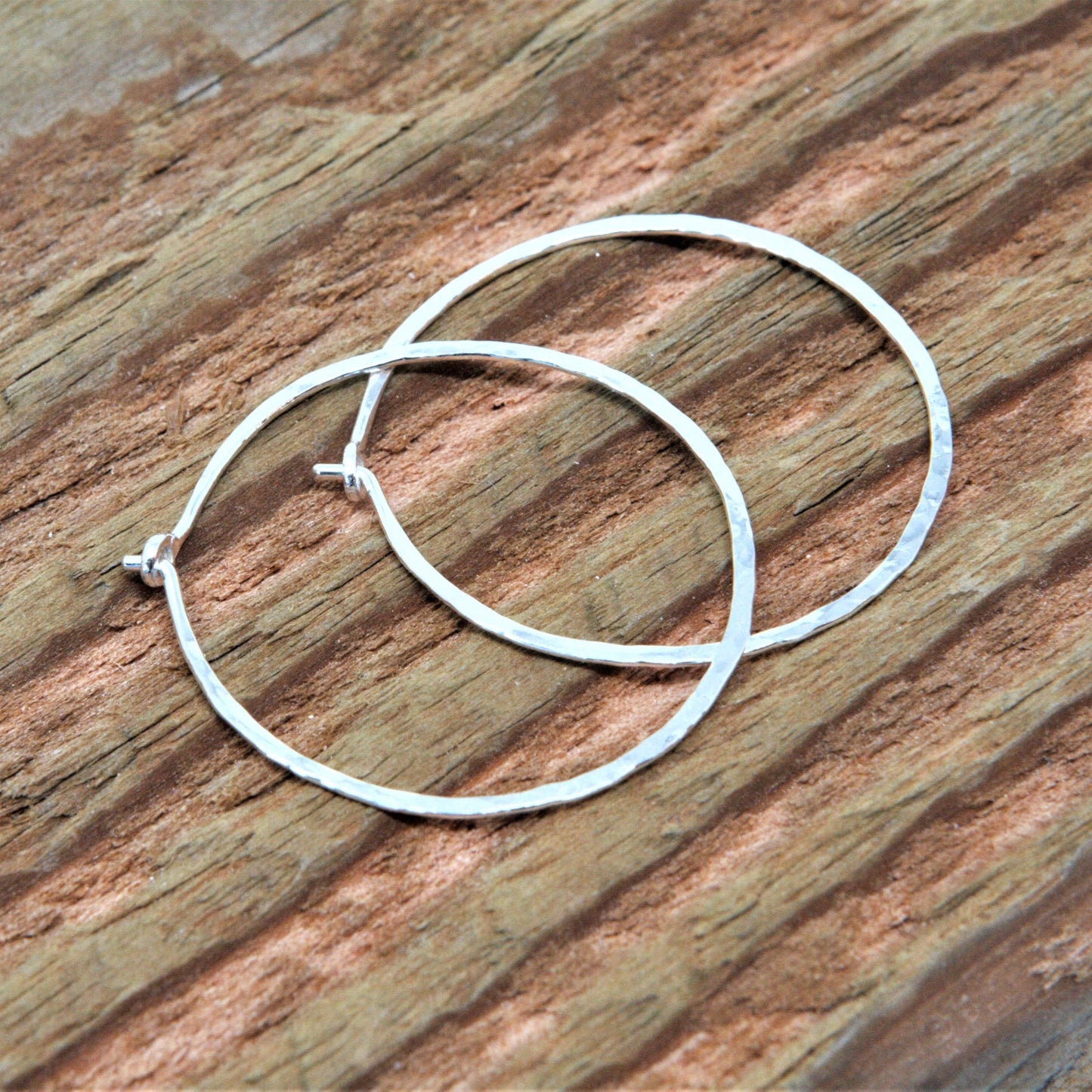 Sterling Silver 1 inch Endless Hoop Earrings