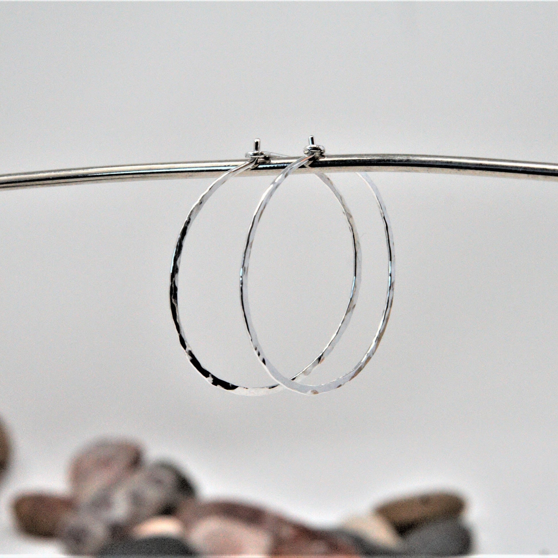 Sterling Silver 1 inch Endless Hoop Earrings